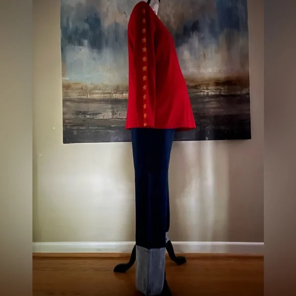 Vintage, Y2K maternity collection, Thyme 2000 stretch boot cut jeans - Picture 1 of 9